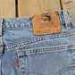 Vintage 1990s Levi's 512 Slim Straight Denim Jeans Women's 33 x 28.5