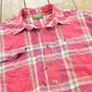 Vintage 1990s M Fine & Sons Plaid Flannel Button Up Shirt Men's 2XL