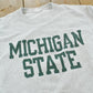 Vintage 2000s Champion Michigan State University Collegiate Reverse Weave Crewneck Sweatshirt Men's M