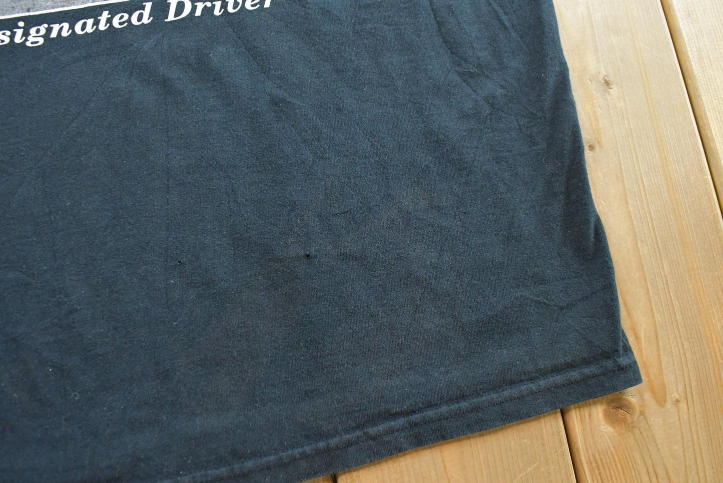 Vintage 2000s Designated Driver Dog Horse Cowboy Funny Parody T-Shirt Men's L