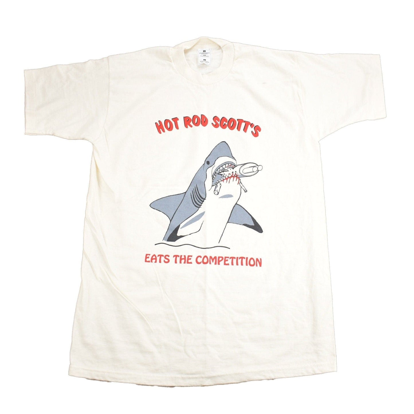 Vintage 1990s Hot Rod Scott's Graphic T Shirt Men's Large