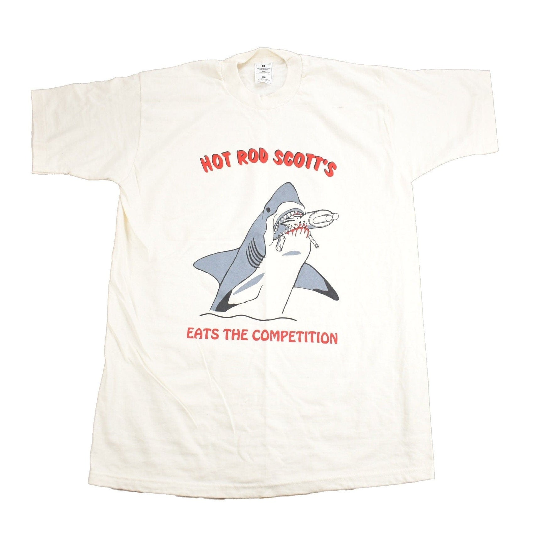 Vintage 1990s Hot Rod Scott's Graphic T Shirt Men's Large