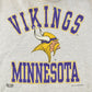 Vintage 1990s Minnesota Vikings NFL Hoodie Sweatshirt Men's L