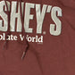 Vintage 1990s Hershey Chocolate Graphic Hoodie Sweatshirt Men's XL