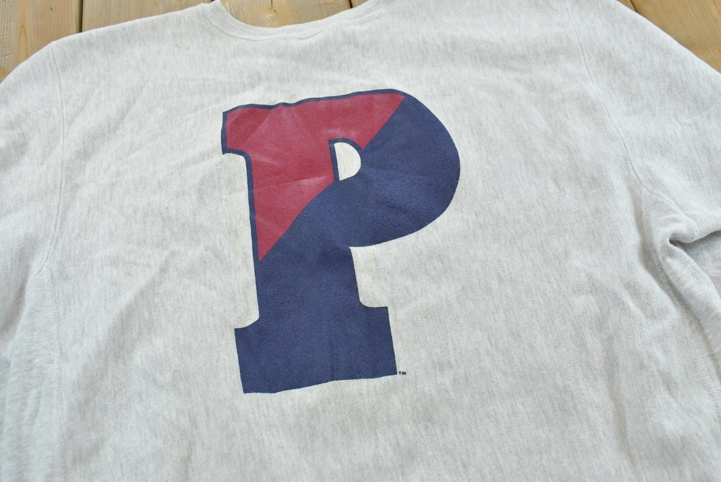 Vintage 1990s Penn Collegiate Champion Reverse Weave Crewneck Men's L