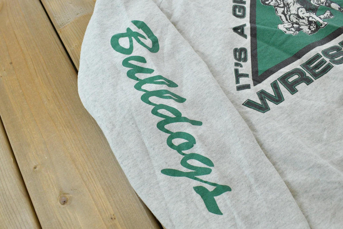 Vintage 1990s Paynesville Bulldogs Wrestling Crewneck Sweatshirt Men's L