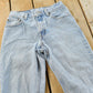 Vintage 1990s Levis Relaxed Fit Tapered Leg 550 Denim Blue Jeans Men's 26 x 28