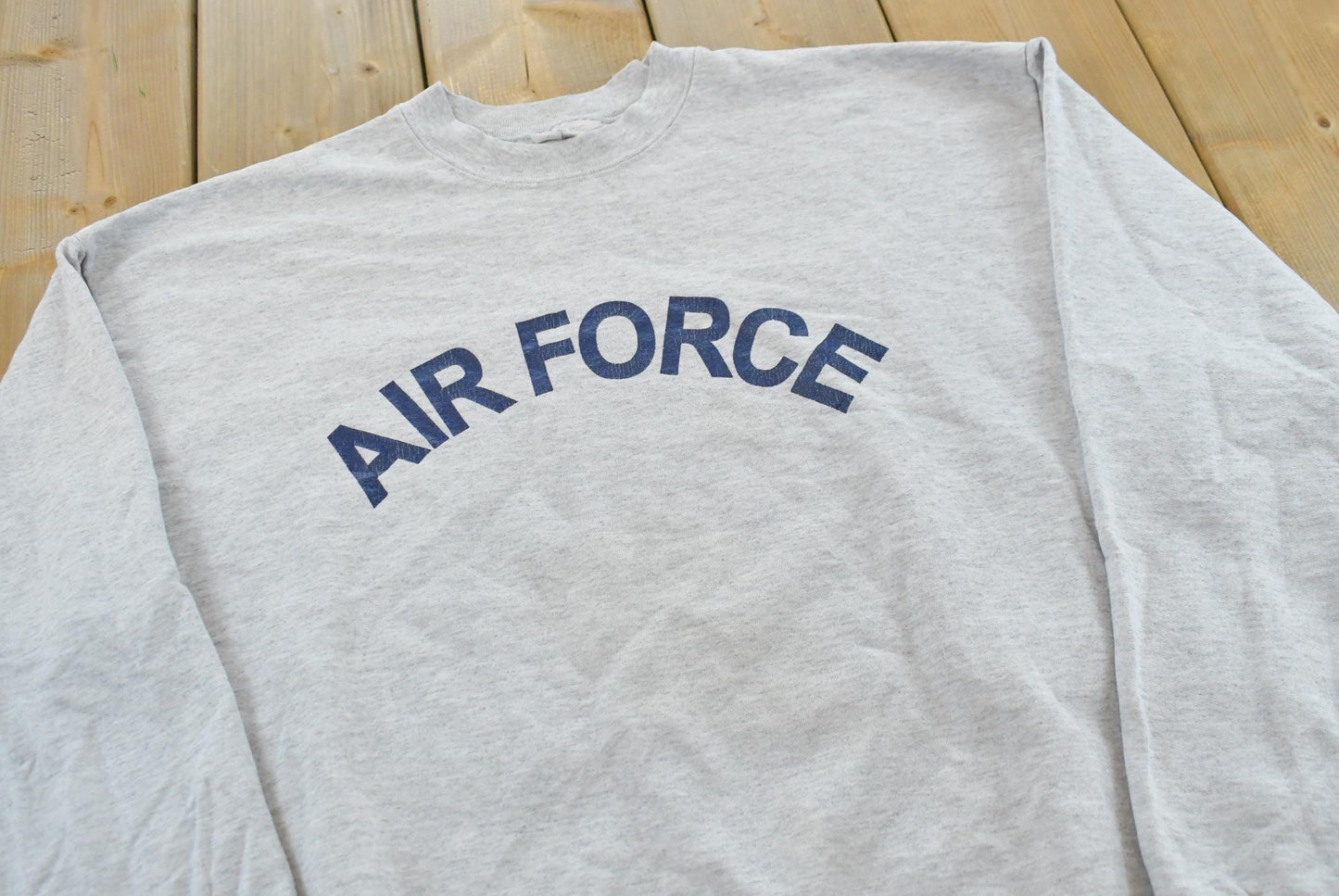 Vintage 1990s Airforce Military Crewneck Sweatshirt Men's L