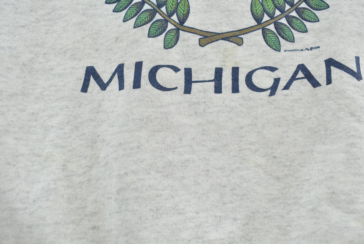 Vintage 1996 Alpena Michigan Crew Hoodie Sweatshirt Men's XL