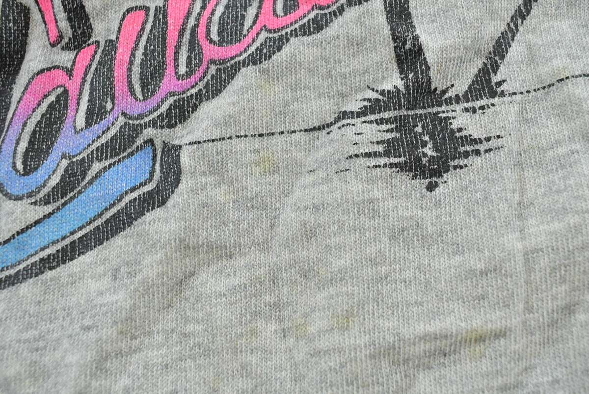 Vintage 1980s Ft Lauderdale Florida Raglan Crewneck Sweatshirt Men's S