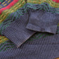 Vintage 1990s Northern Isles Striped Ramie Cotton Knit Crewneck Sweater Men's L