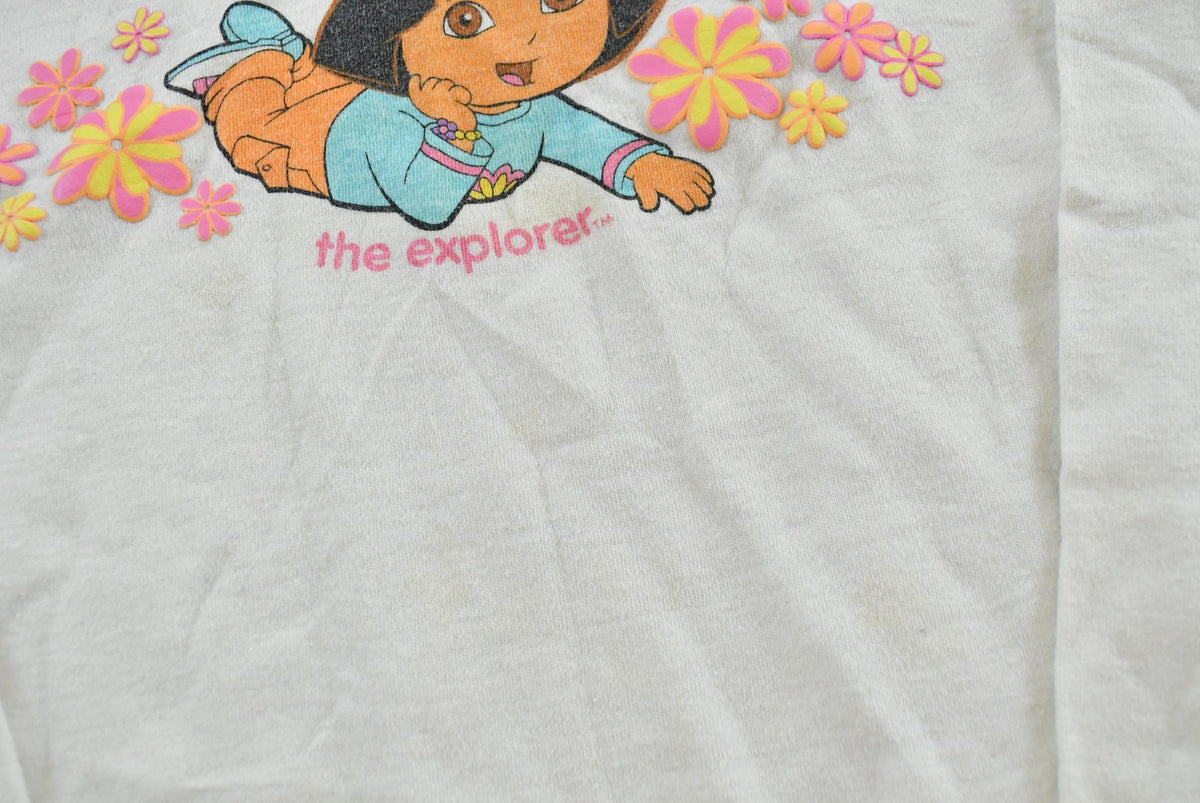 Vintage 2006 Nick Jr Dora The Explorer Long Sleeve T-Shirt Toddler 4T