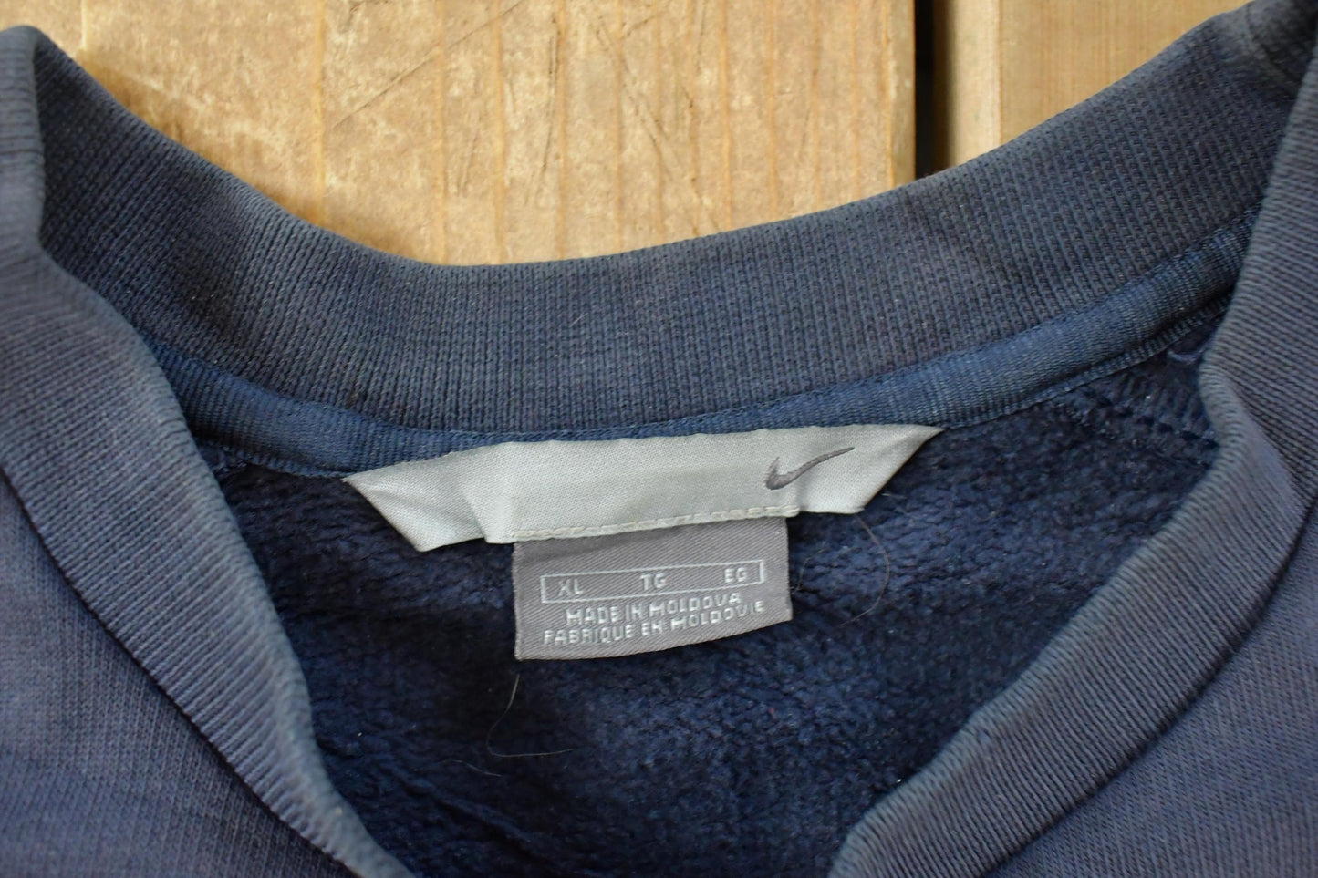 Vintage 2000s Nike Embroidered Mini Swoosh Crewneck Sweatshirt Men's XL