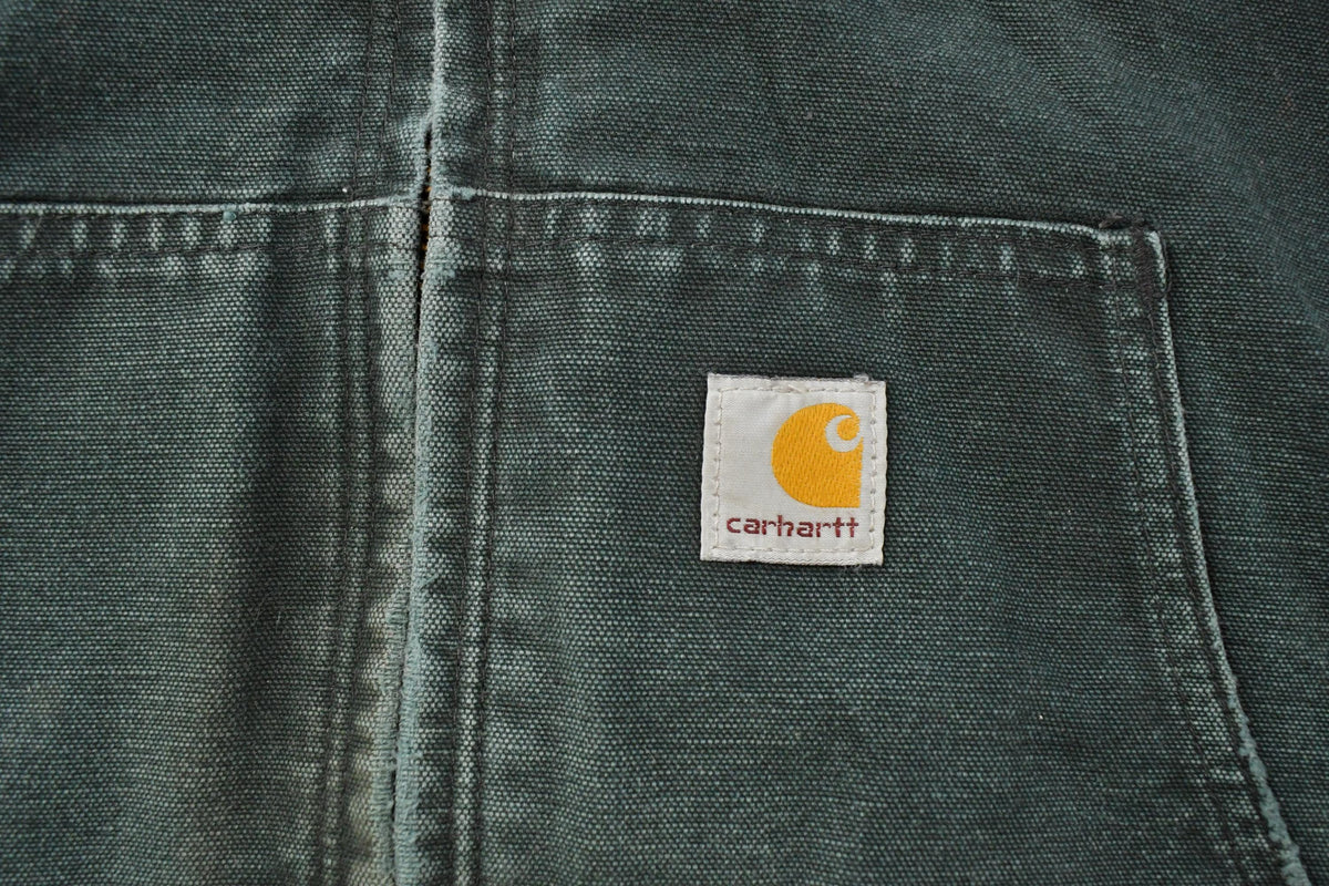 Vintage 1990s Carhartt Hooded Work Jacket Men's L
