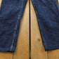 Vintage 1990s Levi's Two Horse Leather Tab Denim Dark Blue Jeans Men's 34 x 28