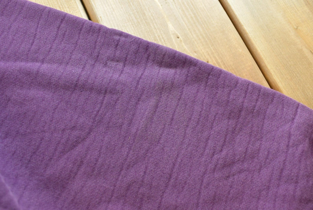 Vintage 1990s Russell Athletics Pro Cotton Purple Blank Reverse Weave Style Crewneck Sweatshirt Men's M