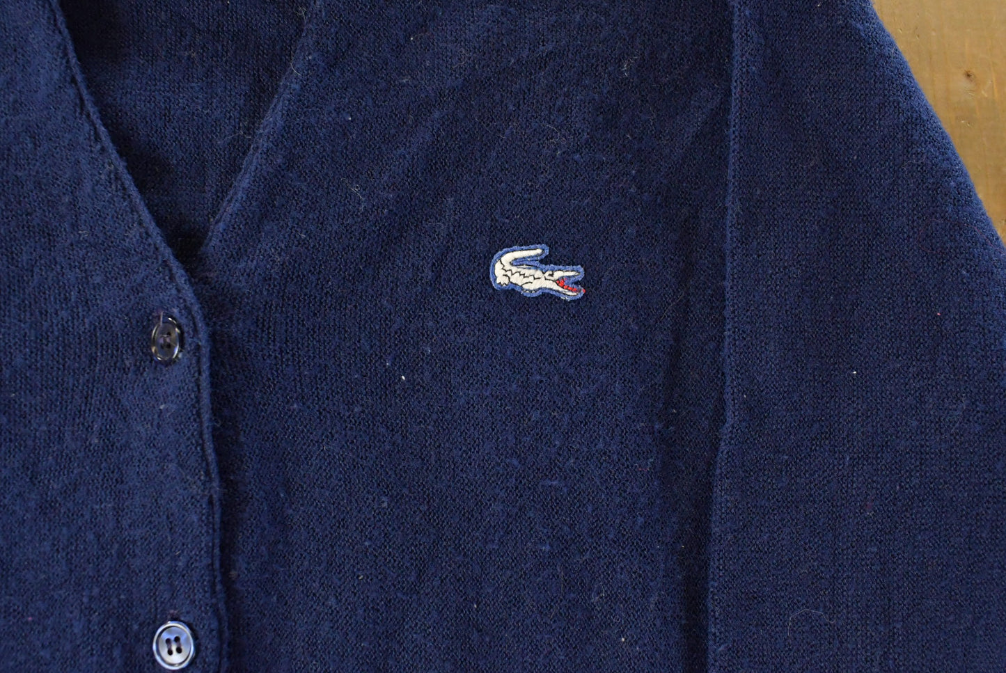 Vintage 1980s Izod Lacoste Knit Cardigan Sweater Women's Medium