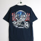 American Chopper T Shirt Mens Large Blue Motorcycles