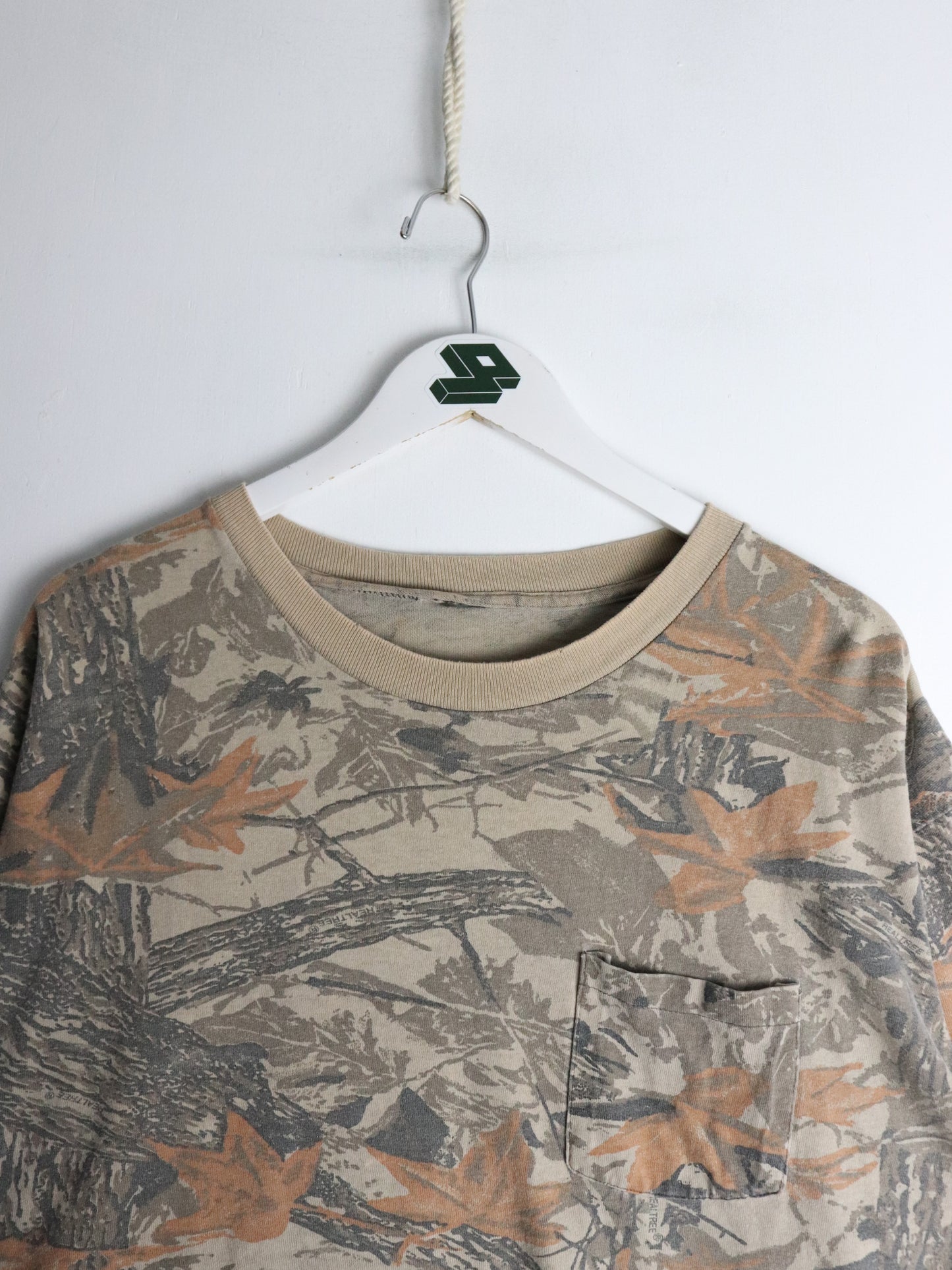 Vintage Realtree T Shirt Mens XL Brown 90s