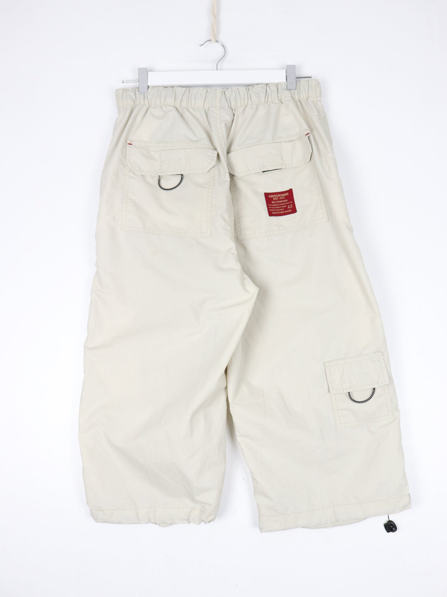 Abercrombie & Fitch Capri Pants Mens Medium Beige 3/4 Length