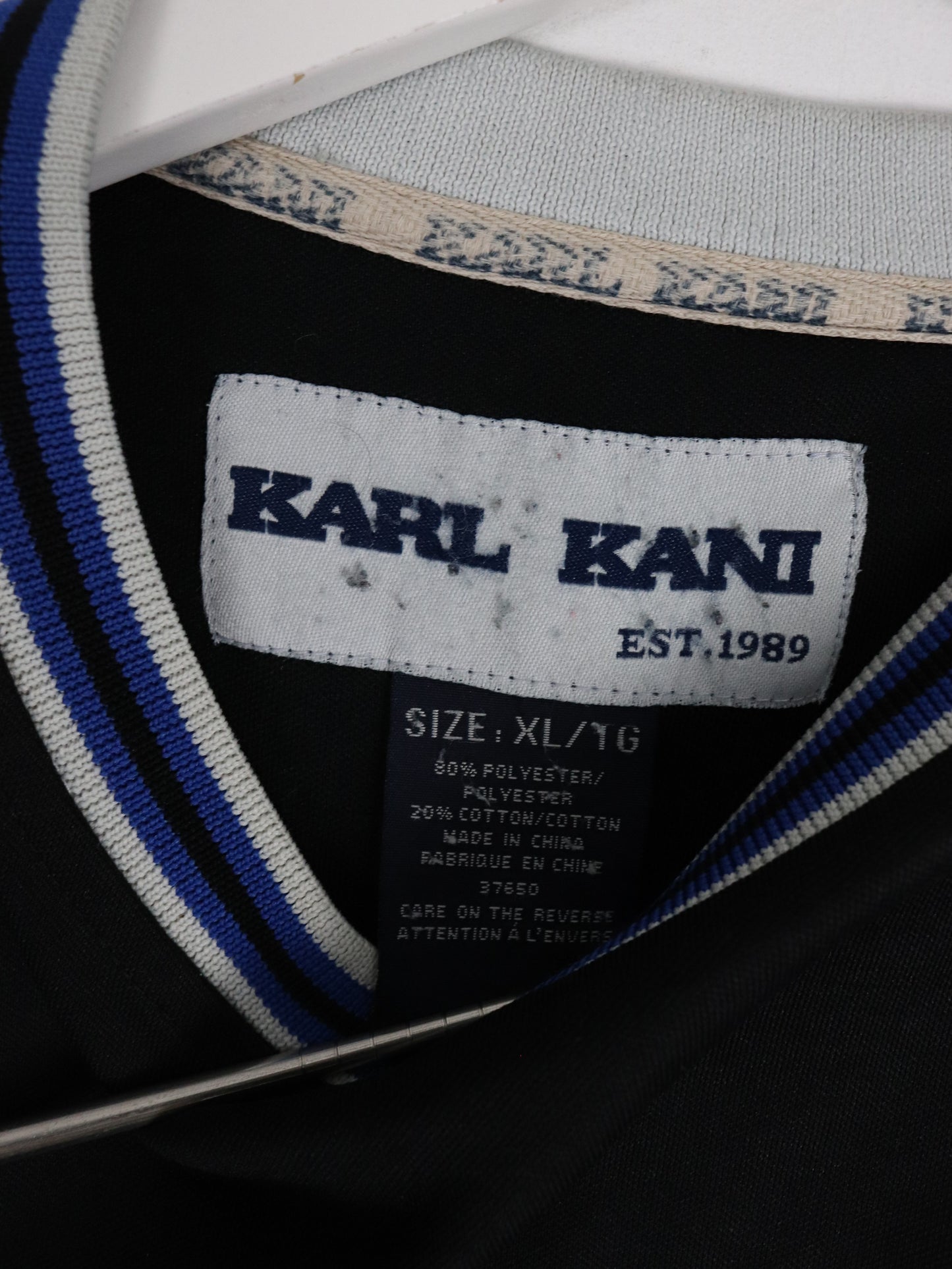 Vintage Karl Kani Jersey Mens XL Black Tank Top Basketball Y2K