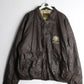 Vintage North American Hunting Club Jacket Mens 2XL Tall Brown Leather