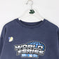 Vintage MLB World Series 2004 Sweatshirt Mens Small Blue