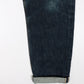 Gustin Pants Fits Mens 29 x 33 Blue Raw Selvedge Denim Jeans Straight Fit