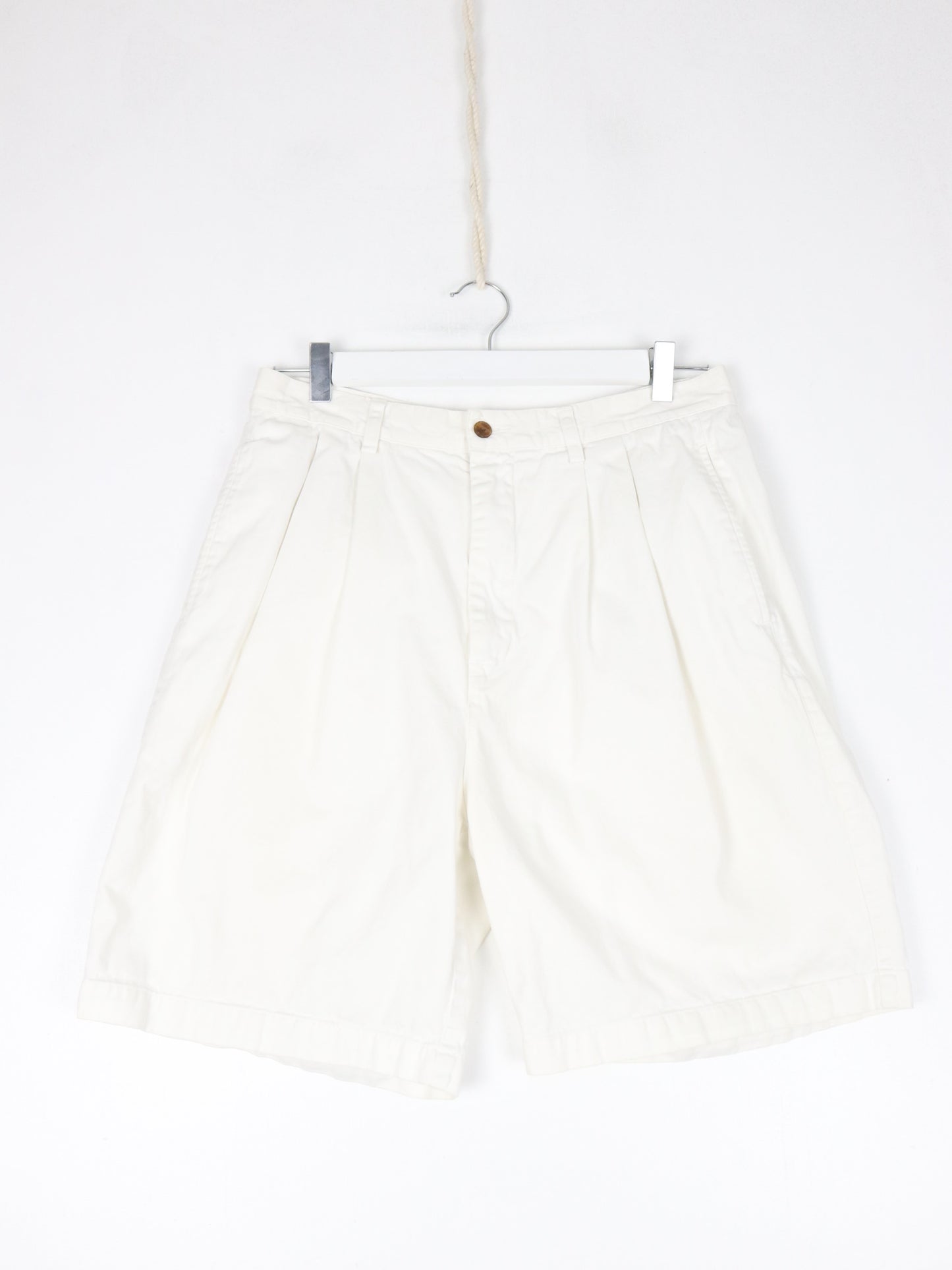 Vintage Chaps Ralph Lauren Shorts Fits Mens 32 White Casual