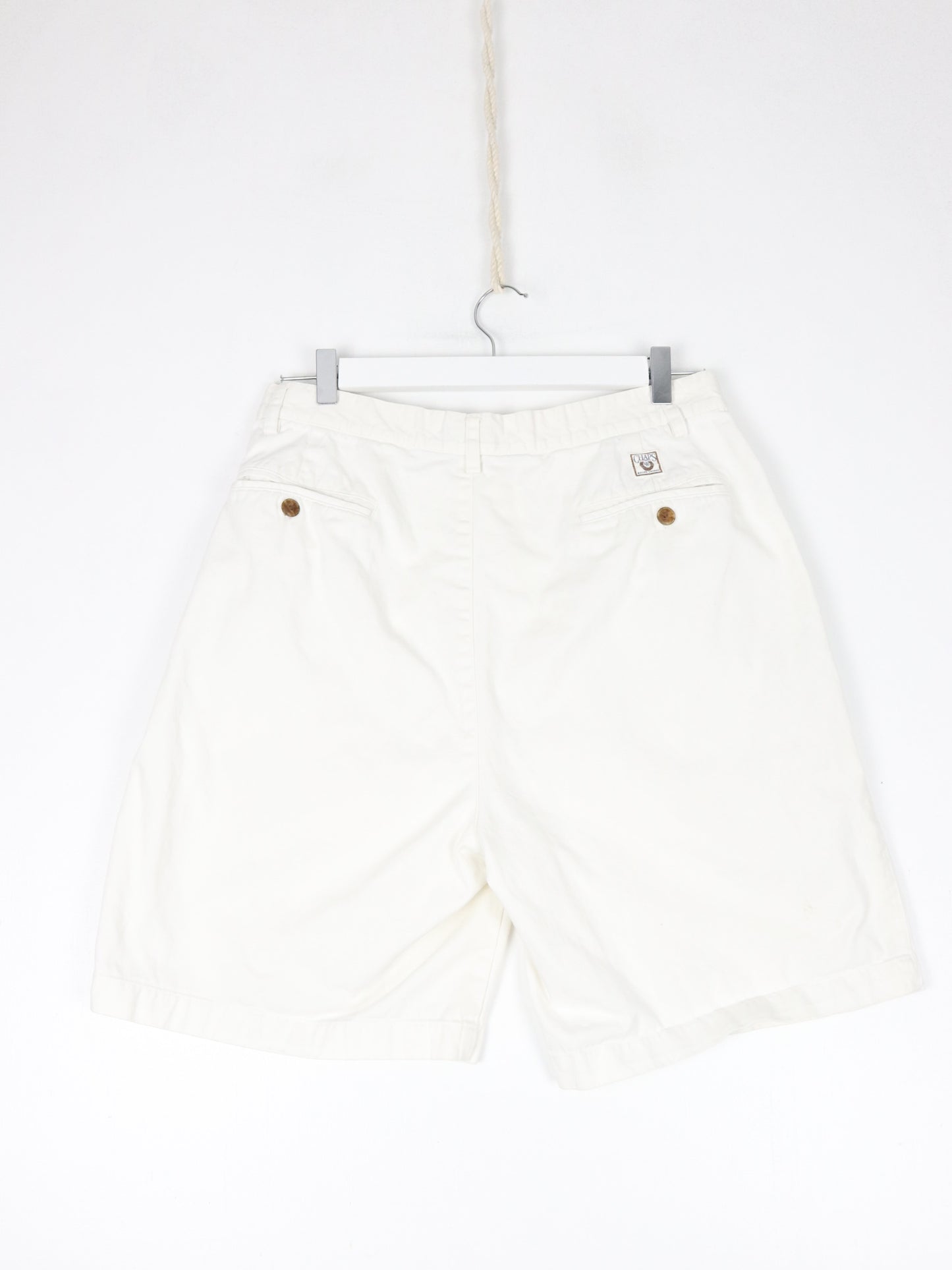 Vintage Chaps Ralph Lauren Shorts Fits Mens 32 White Casual