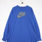 Vintage Nike T Shirt Mens 2XL Blue Long Sleeve