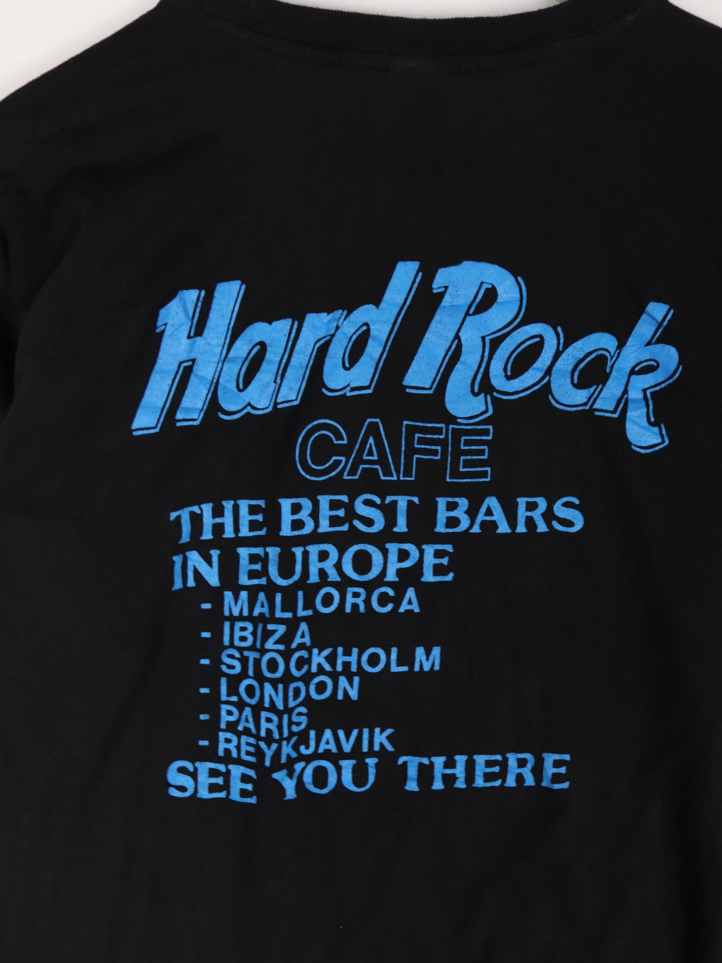 Vintage Hard Rock Cafe T Shirt Fits Mens Medium Black Mallorca