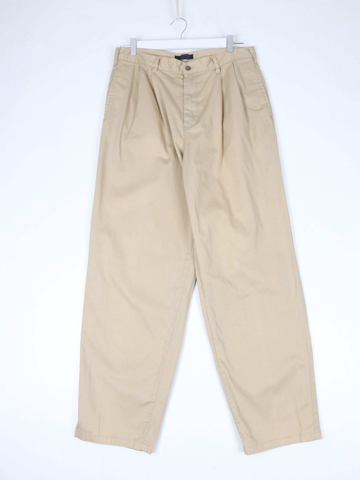 Vintage Chaps Ralph Lauren Pants Fits Mens 33 x 30 Beige Chino