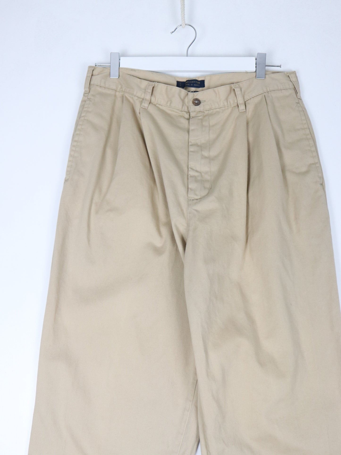 Vintage Chaps Ralph Lauren Pants Fits Mens 33 x 30 Beige Chino