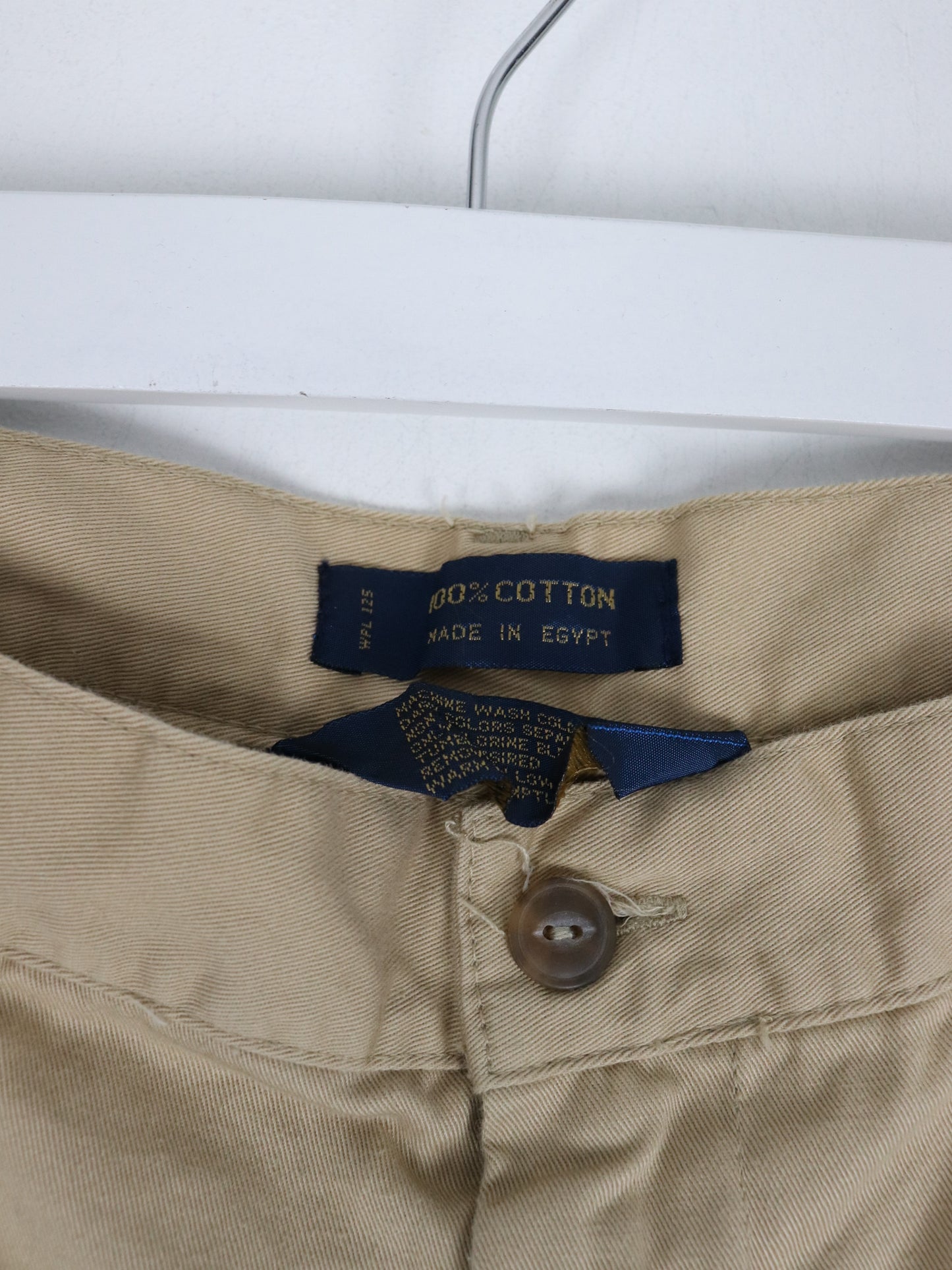 Vintage Chaps Ralph Lauren Pants Fits Mens 33 x 30 Beige Chino