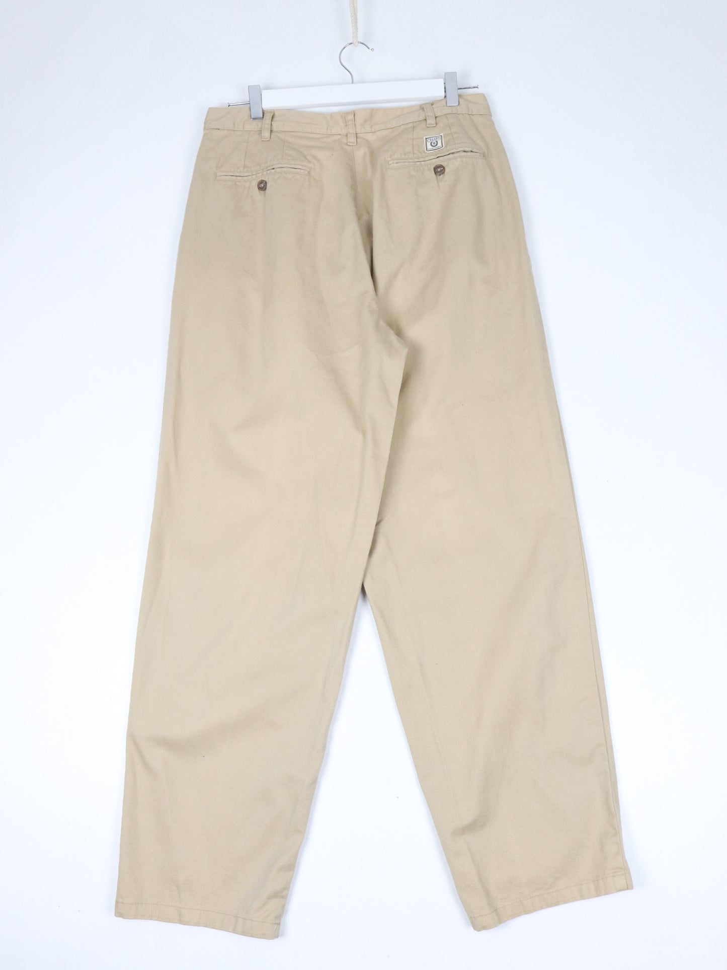 Vintage Chaps Ralph Lauren Pants Fits Mens 33 x 30 Beige Chino