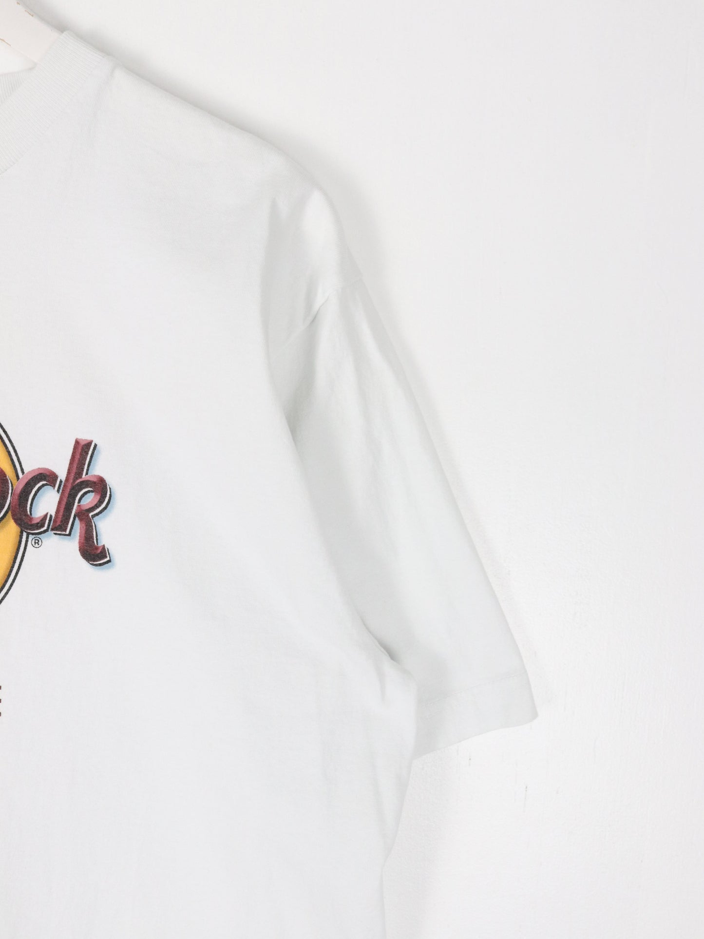 Vintage Hard Rock Cafe T Shirt Mens Large White Singapore