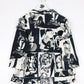 Mirror Image Jacket Fits Womens Medium Black Blazer Art