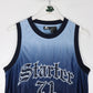 Vintage Starter Jersey Mens Small Blue Basketball Y2K