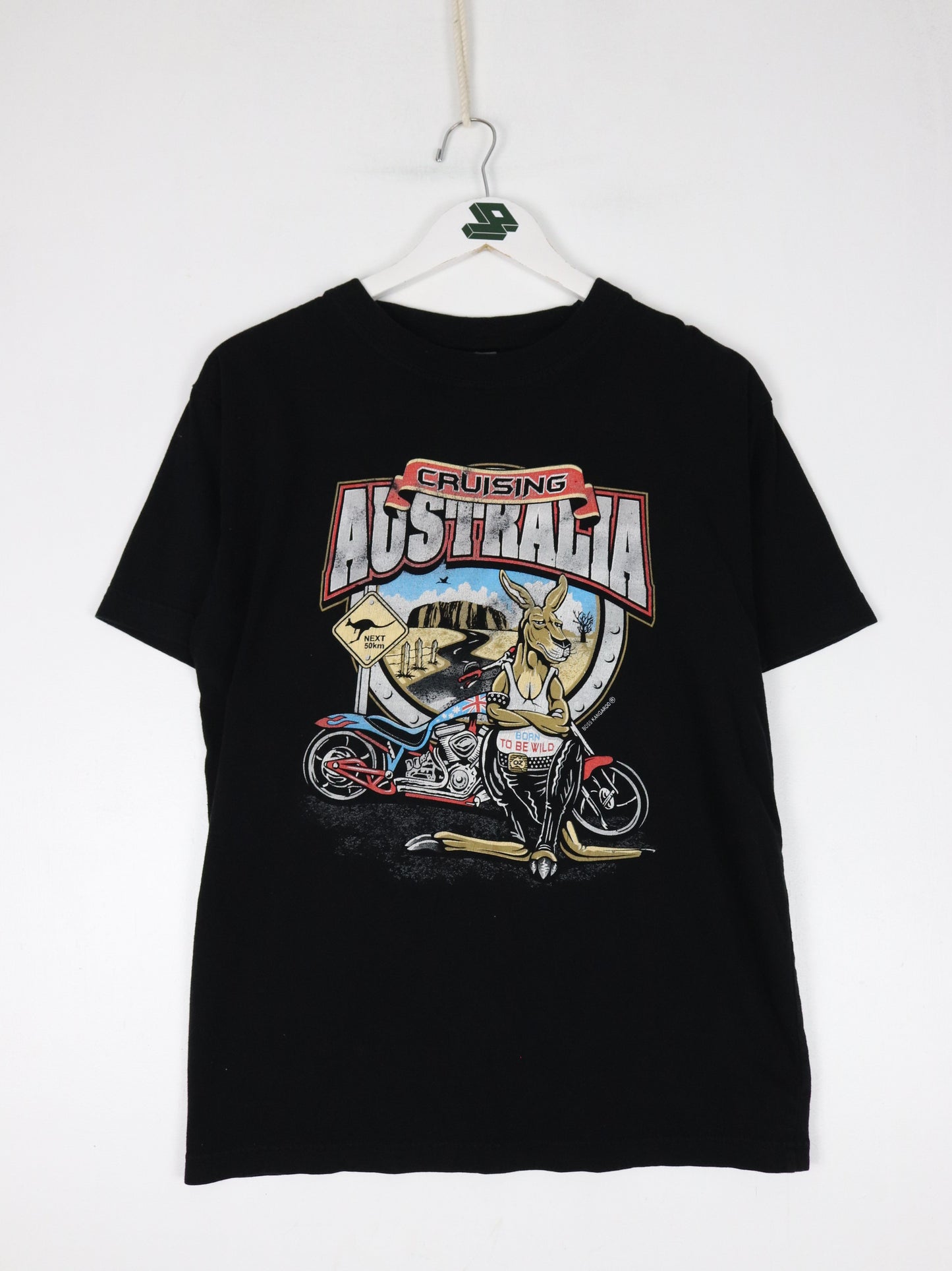 Cruising Australia T Shirt Mens Medium Black Motorcycles