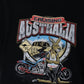 Cruising Australia T Shirt Mens Medium Black Motorcycles