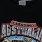 Cruising Australia T Shirt Mens Medium Black Motorcycles