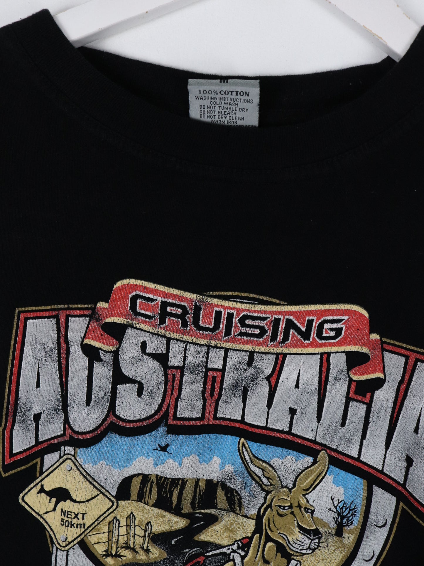 Cruising Australia T Shirt Mens Medium Black Motorcycles