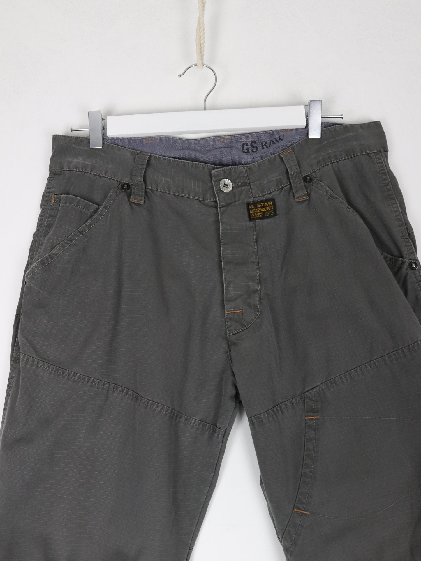 G-Star Raw Pants Fits Mens 36 x 33 Grey