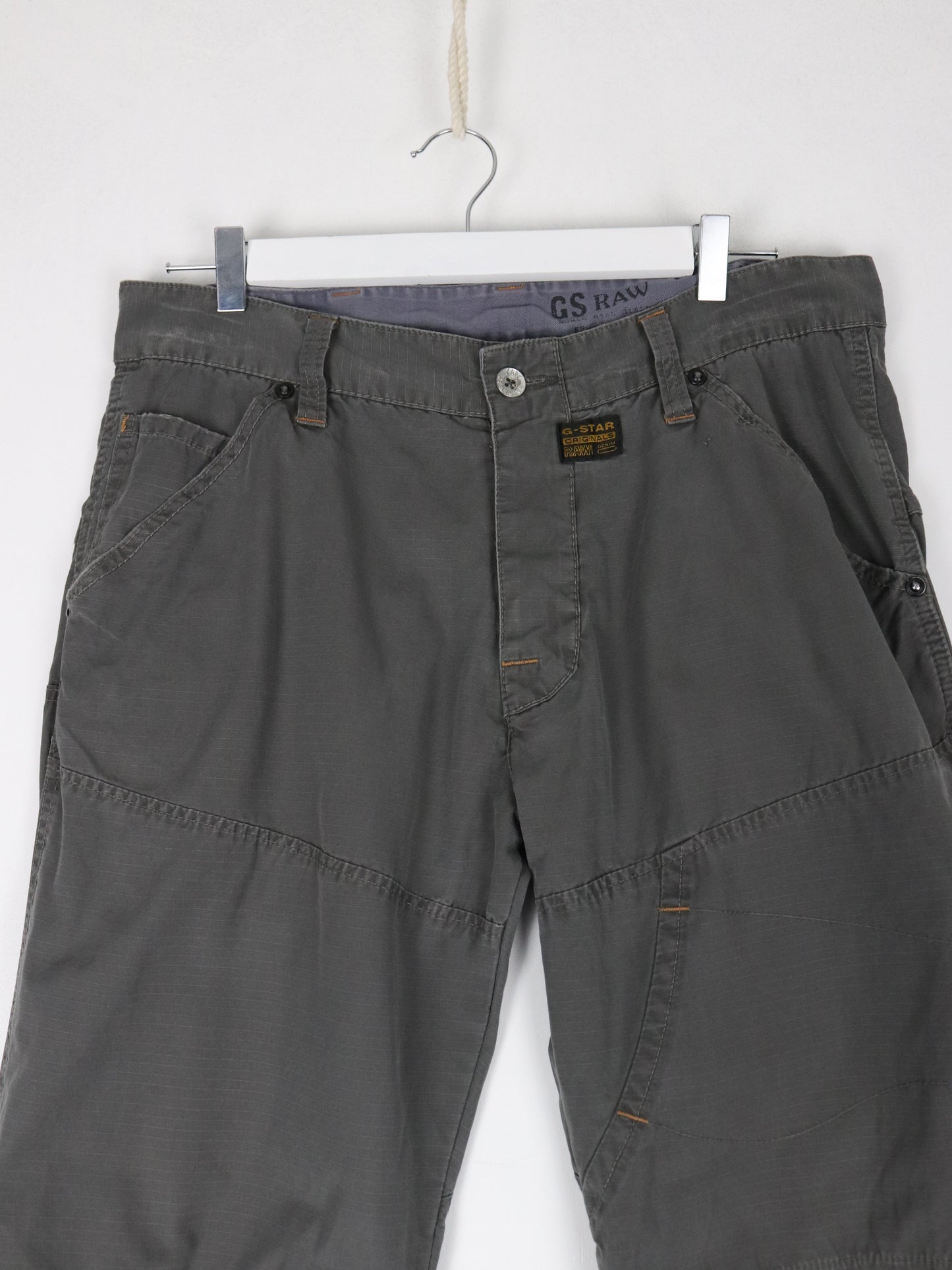 G-Star Raw Pants Fits Mens 36 x 33 Grey