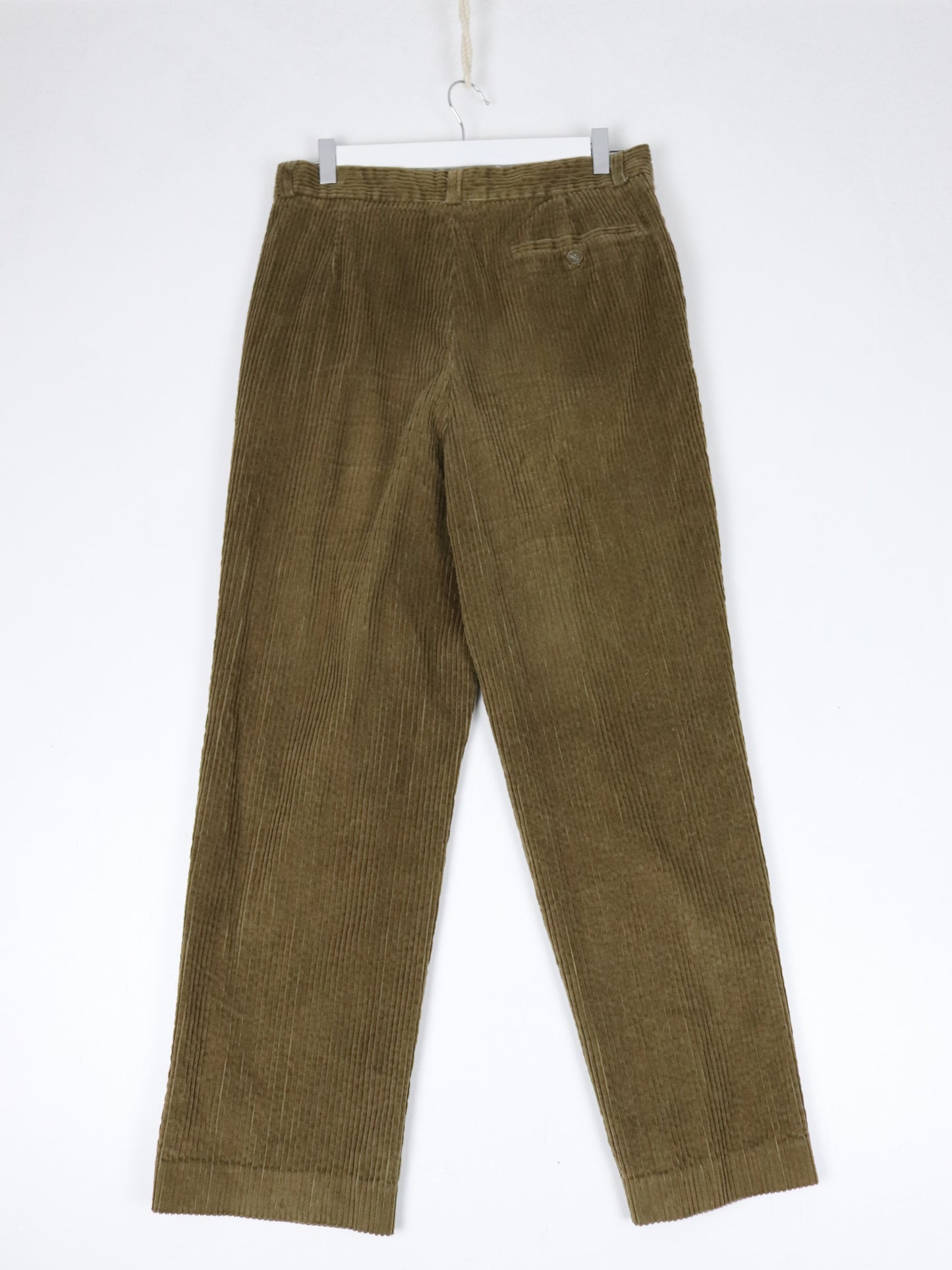 St. Georgio Pants Fits Mens 31 x 27 Brown Corduroy Trousers