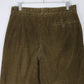 St. Georgio Pants Fits Mens 31 x 27 Brown Corduroy Trousers