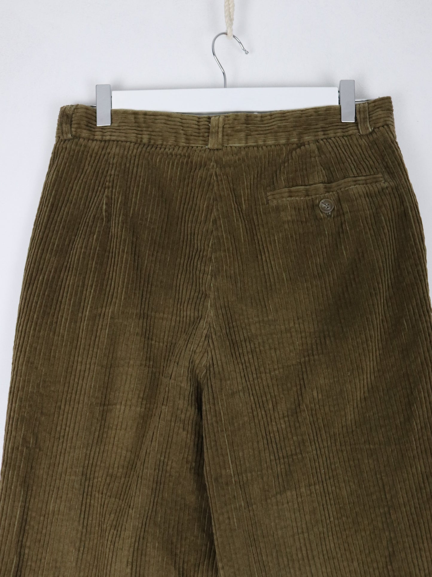 St. Georgio Pants Fits Mens 31 x 27 Brown Corduroy Trousers