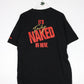 Vintage Drink Truly Naked Beer T Shirt Fits Mens XL Black