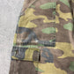 Vintage Military Pants Mens 32 x 33 Green Woodland Camo 70s 80s Cargo